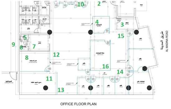تصميم وتنفيذ مكتب اداري